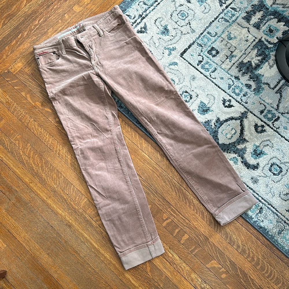 Mauve corduroy pants
